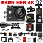 EKEN H9R Action Camera 4K WiFi Waterproof Sports Camera Full HD 4K30 2.7K30 1080p60 720p120 Video Camera 20MP Photo and 170 Wide Angle Lens Includes 11 Mountings Kit - Image 2