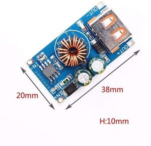 DC 6.0V-32V QC2.0 QC3.0 USB Fast Charging Step Down Module Buck Power Converter - Image 2