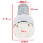 12V DC Diaphragm Vacuum Pump Air pump High Pressure Micro Vacuum Pump - Image 3