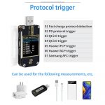 FNB38 Current Voltmeter Meter USB Tester QC4 + PD3.0 2.0 Fast Charging Tester Meter Mobile Power Detector Battery Test - Image 3