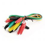 10pcs Crocodile Clips Test Leads in 5 Colors Each Wire Length 50CM - Image 2