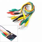 10pcs Crocodile Clips Test Leads in 5 Colors Each Wire Length 50CM